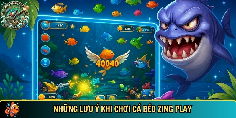 Những lưu ý khi chơi cá béo Zingplay