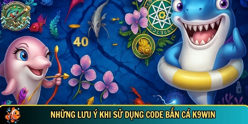 Tổng hợp các lưu ý bạn cần biết khi sử dụng code bắn cá K9WIN