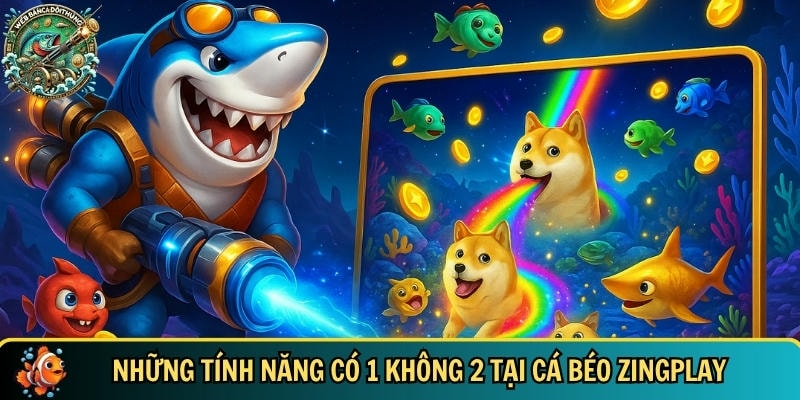 Tổng hợp các tính năng có 1 không 2 tại cá béo Zingplay